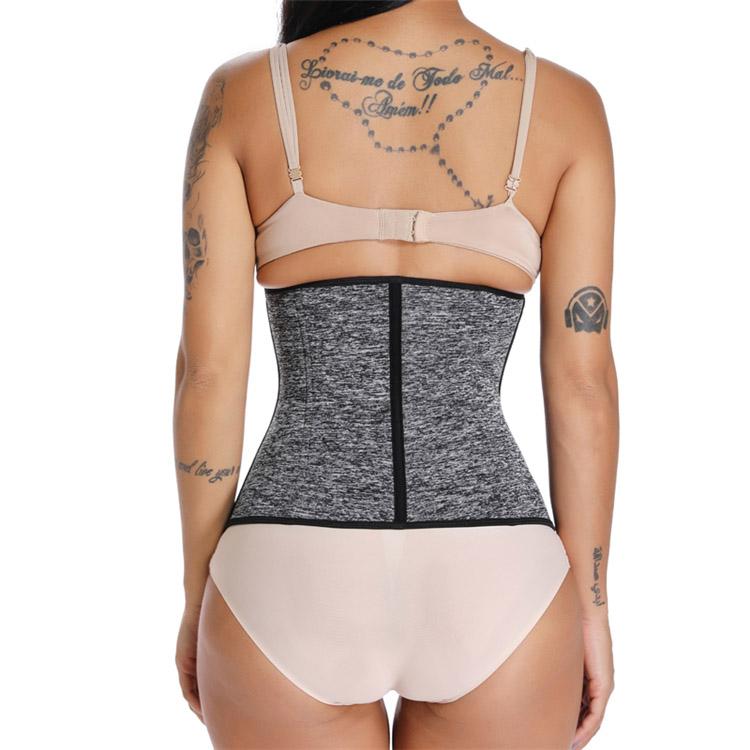 Wholesale Women Fitness Waist Trainer Corset With Zipper 2