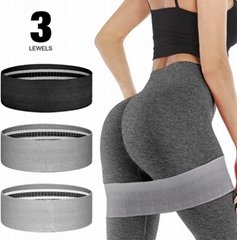 Custom Exercise Fabric Hip Resistance Loop Bands
