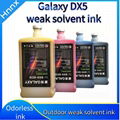 Weak solvent ink GALAXY Epson outdoor DX5 printer ink