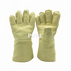 Yellow Kevlar Safety Gloves