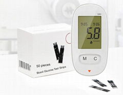 Safe and stable + code free automatic blood glucose measuring instrument