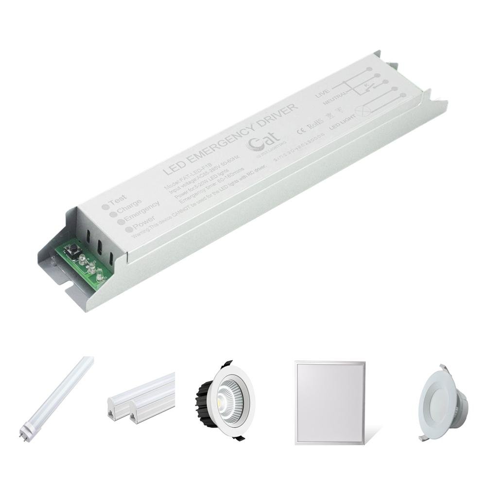 Direct Manufacturer LED Emergency Kit for 5-20W T8 T5 Panel Downlight Tube Light 2