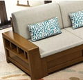 Chinese style soild woode  storage sofa 5