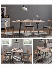 irregular dining table