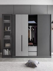 Economical assembled storage wardrobe