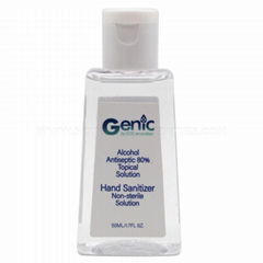 Genic by ECO Amenities 1.7oz/50ml Travel Size 80% Alcohol Antibacterial Hand San