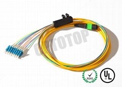 Terminated MPO Indoor Fiber Optic Patch Cord With 3.0mm Get Free Samples