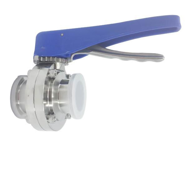 Food Grade Stainless Steel Sanitary Manual Weld Butterfly Valves 5