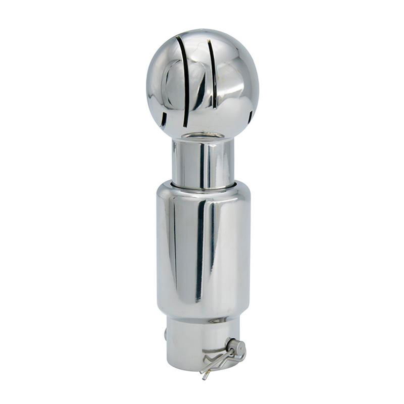 Sanitary Stainless Steel Rotary Spray Cleaning Ball with Pin