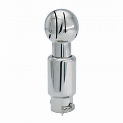 Sanitary Stainless Steel Rotary Spray Cleaning Ball with Pin