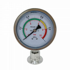 0-10bar Stainless Steel Diaphragm Pressure Gauge