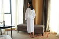 Bathrobe suppliers hotel white waffle