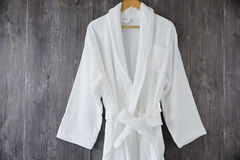 Terry 100% cotton bathrobe shawl collar white long hotel