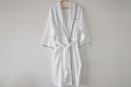 Professional High Quality White Waffle Bathrobe for Hotel 2