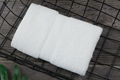 100% Cotton 5 Star Hotel Dedicated White Dobby Small Face Towel