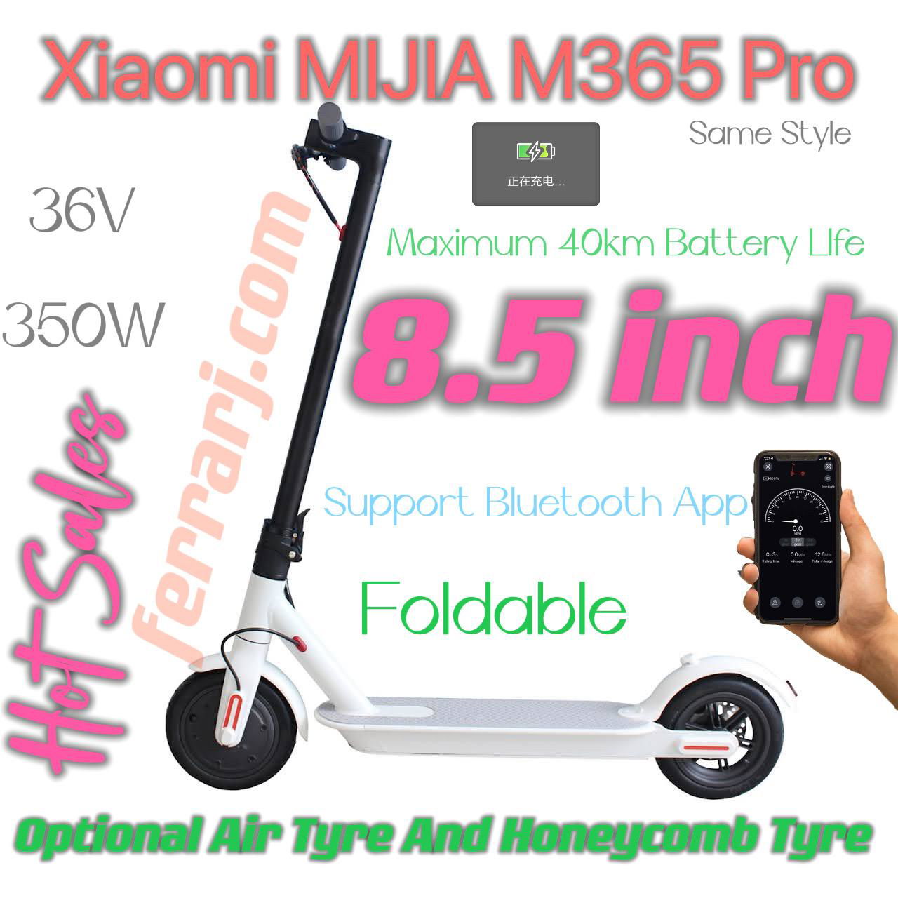 FERRARJ.COM xiaomi M365 Electric Scooter same model  China Supplier e scooter