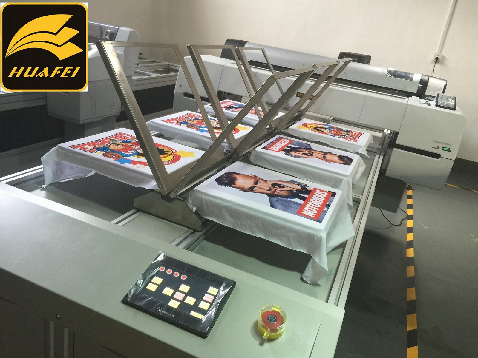 Supply fabric T-shirt printing machine for industrial printer