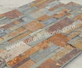 Rusty slate S shape culture stone panel 3