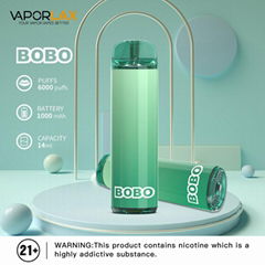 Vaporlax BOBO 6000 Disposable vape hot selling in US EU market