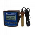 Online salinity control meter with