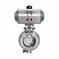 Hygienic Stainless Steel Electric Butterfly Valve with Electric Actuator  2