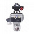 Hygienic Stainless Steel Electric Butterfly Valve with Electric Actuator  4