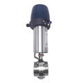 Stainless Steel Sanitary Pneumatic Clamp Butterfly Valves  4