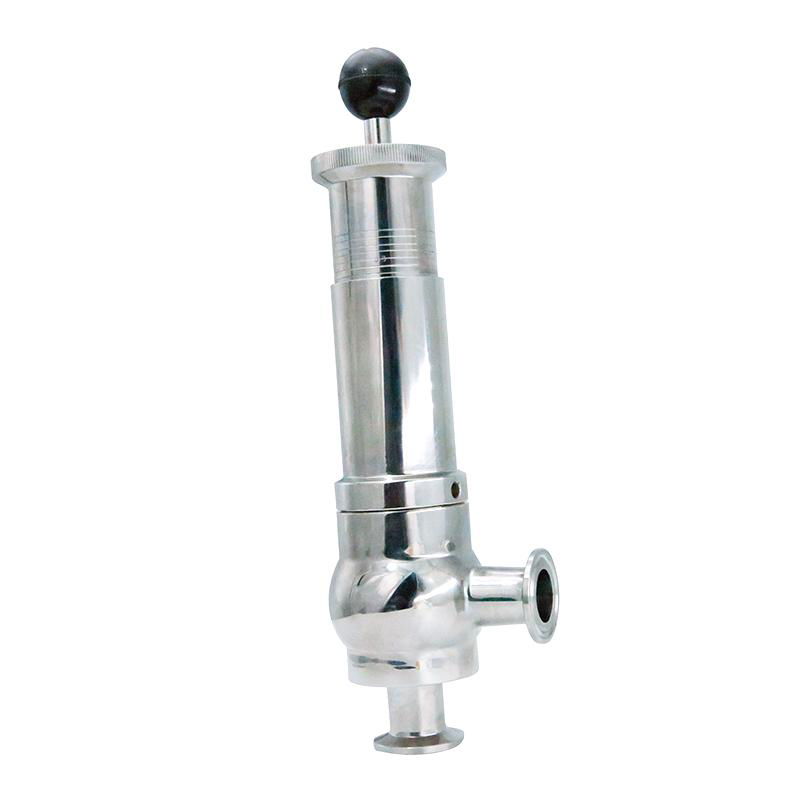 Sanitary Stainless Steel Adjustable Food Grade Spring Type Regulating Relief Saf