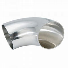 3A Hygienic Sanitary Stainless Steel Pipe Fitting Welding 90 Degree Elbow 