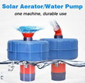 solar aerator paddle wheel parts homemade farm pond aeration solar power fish 