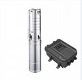 4FLD solar water pump head 10m irrigation 48 volt submersible water pump  1