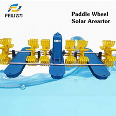 solar power peddle wheel aerator outdoor fish pond air pump aeration system