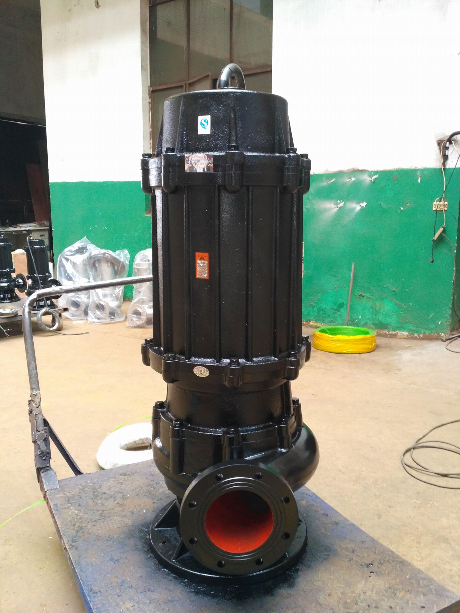 WQ sewage suck pump sewage submercible pump underwater electric sewage pump 2