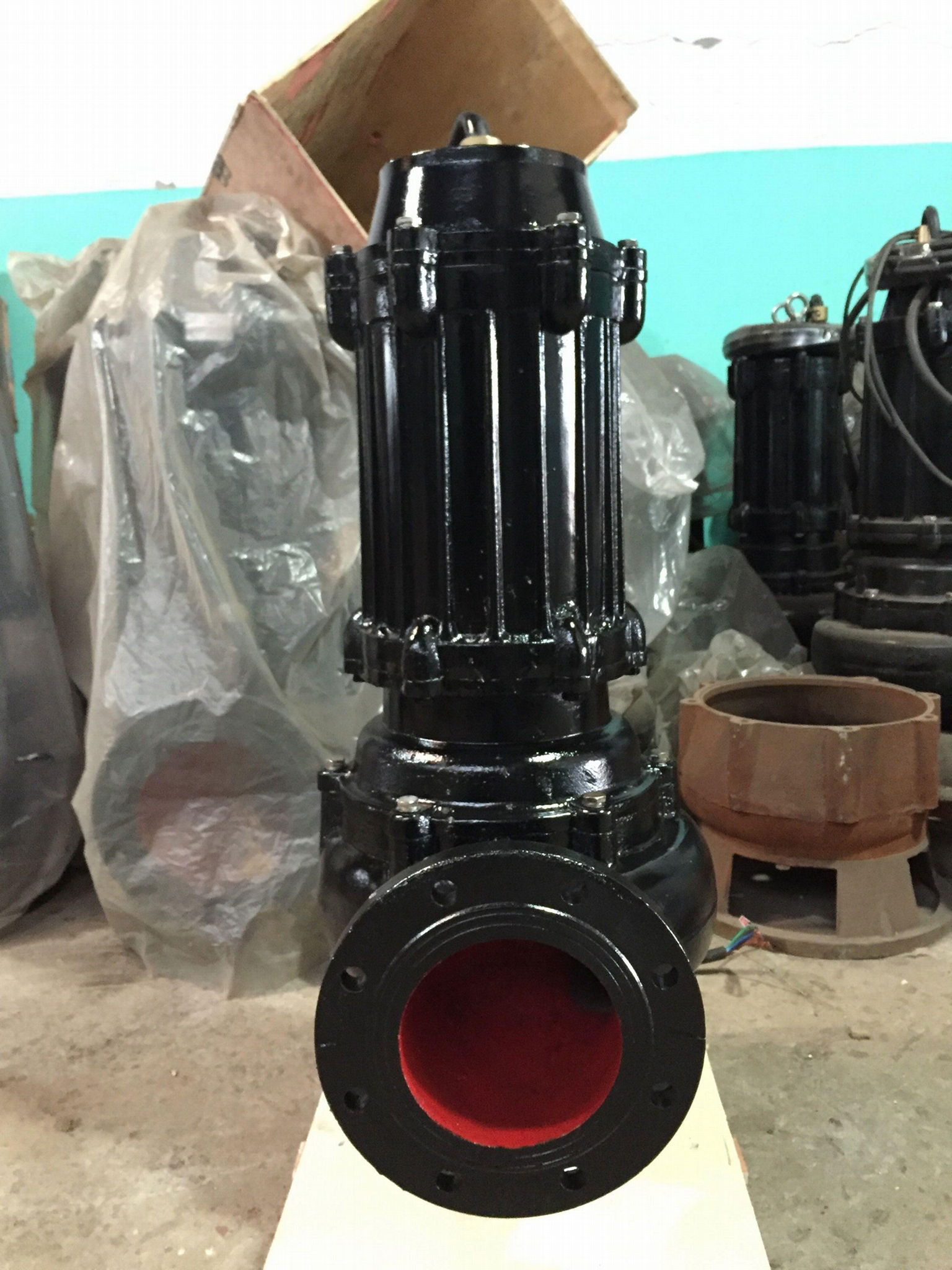 WQ sewage suck pump sewage submercible pump underwater electric sewage pump 4