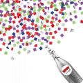 Boomwow New Design 100% Biodegradable Champagne Bottle Confetti Cannon 1