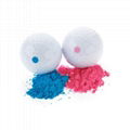 Boomwow Exploding Pink Blue Powder Gender Reveal Golf Balls For Baby Announcemen 2