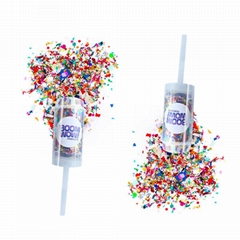 Boomwow Coloful Push Pop Party Poppers Confetti 