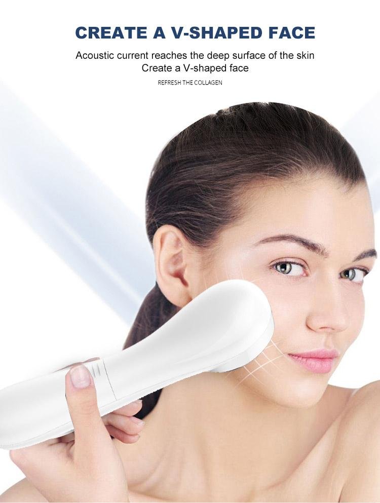 Multi-function Facial Massager Iontophoresis Beauty Ion import and export instru 5