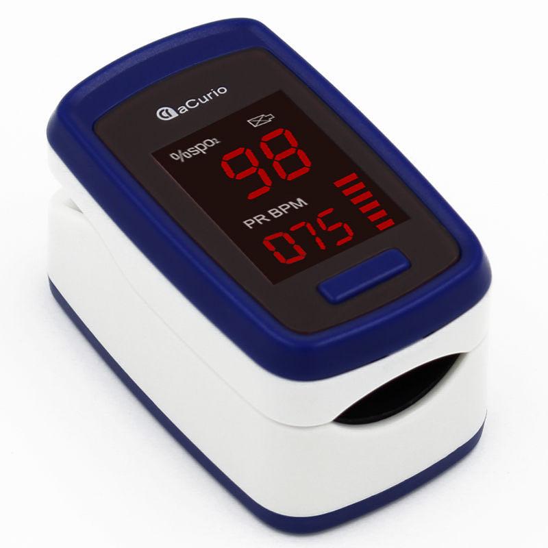 Portable Finger Oximeter Fingertip Pulsoximeter Pulse Oximeter Blood Pressure 2