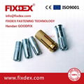 High Quality Yellow Zinc Expansion Bolts