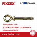 HEX bolt sleeve anchor with hexagon head expansion bolt zinc plated