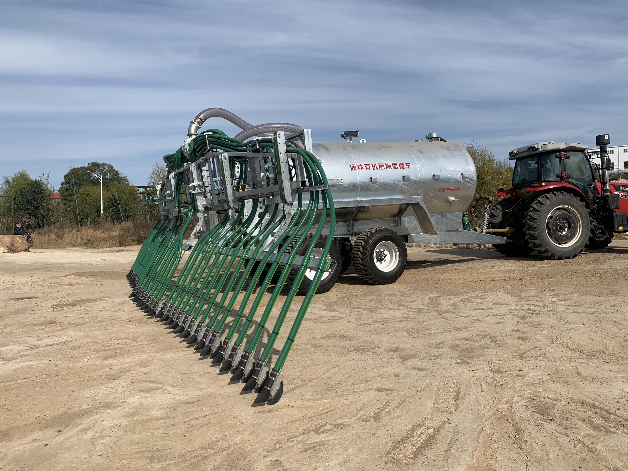 Farming Tractor Driven Liquid Manure Fertilizer Spreading Tanker Slurry