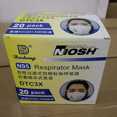 CE FDA approved N95 medical protective mask