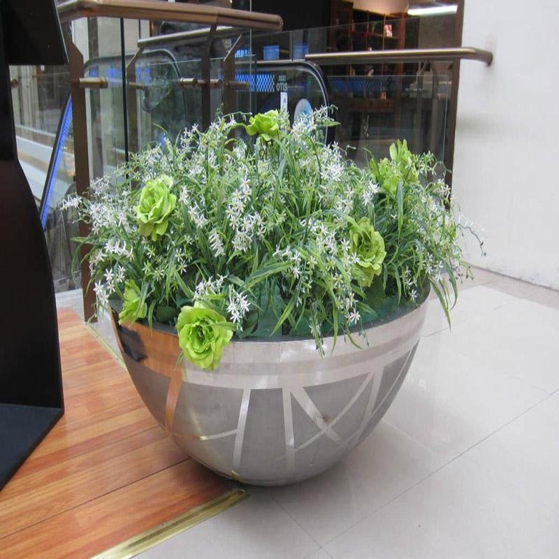 绿化不锈钢花盆 组合式不锈钢花盆 1