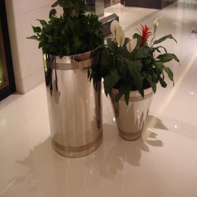 绿化不锈钢花盆 组合式不锈钢花盆 3