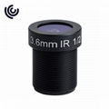 1/2.5" 3MP 3.6mm M12 Board Lens with IR