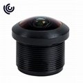 Waterproof 1/3" 0.98mm 225 Degree Miniature M12 Fisheye Lens