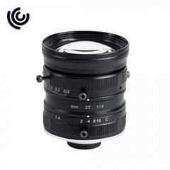 6mm C Mount Lens for 2/3" 5MP Machine Vision Camera