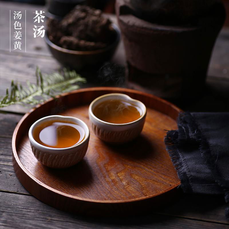China Yunnan big leaf Ancient Black Tea Qizi cake 3