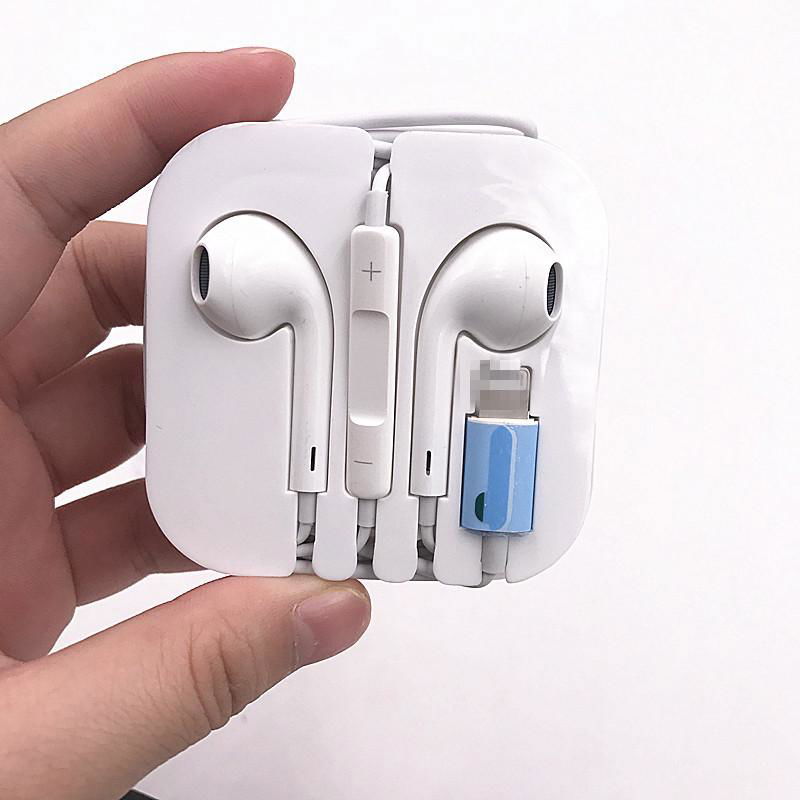 苹果蓝牙耳机i8代iphoneX线控有线蓝牙耳机 苹果耳机抗干扰